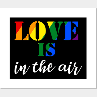 Love is in the Air LGBT Gay Pride Month Gift Posters and Art